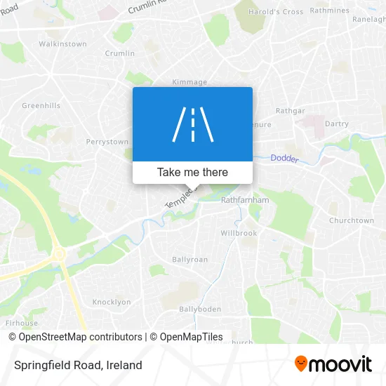 Springfield Road map
