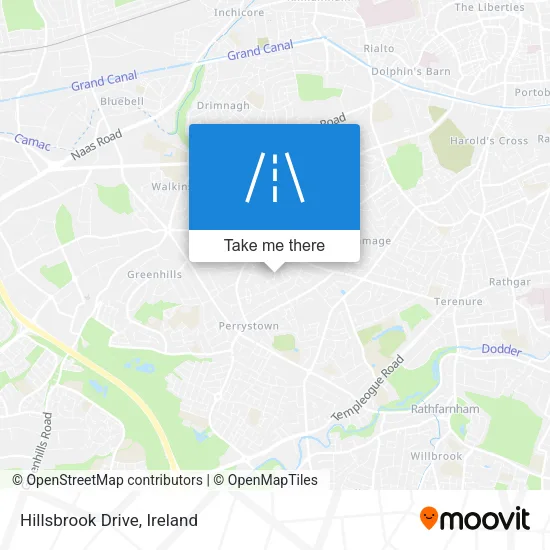 Hillsbrook Drive map