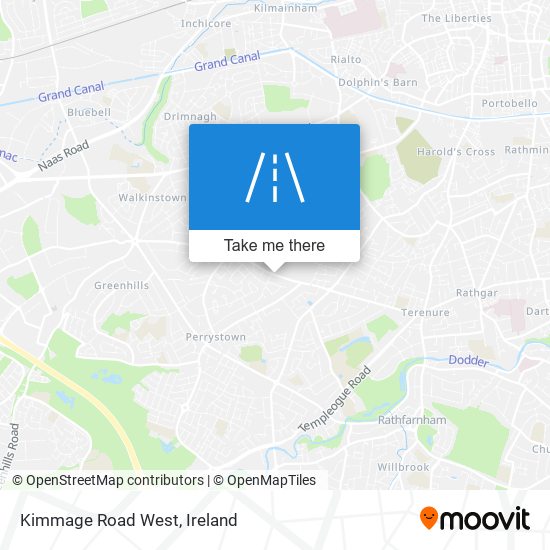 Kimmage Road West map