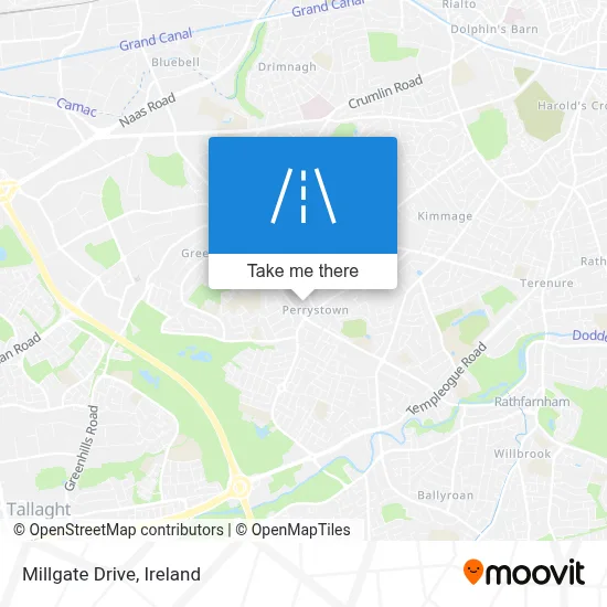 Millgate Drive map