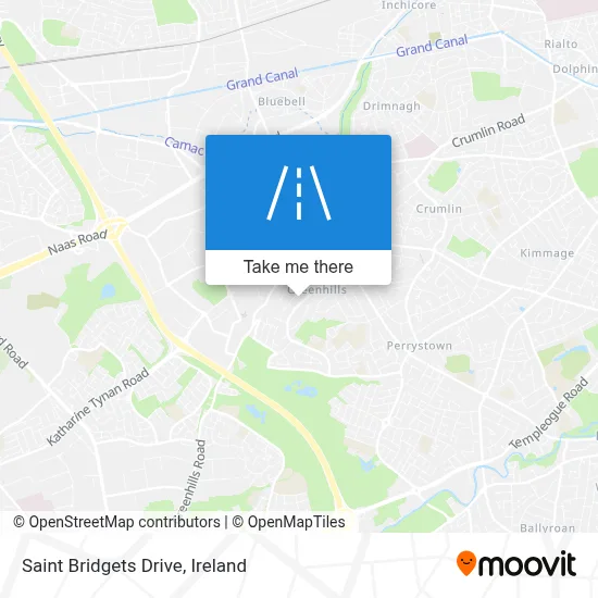Saint Bridgets Drive map