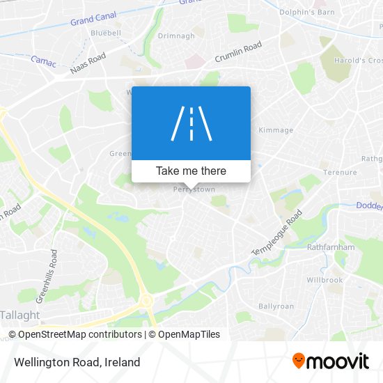 Wellington Road map