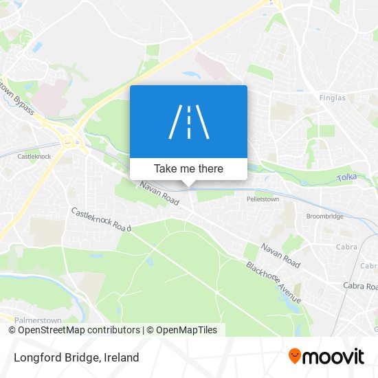 Longford Bridge map