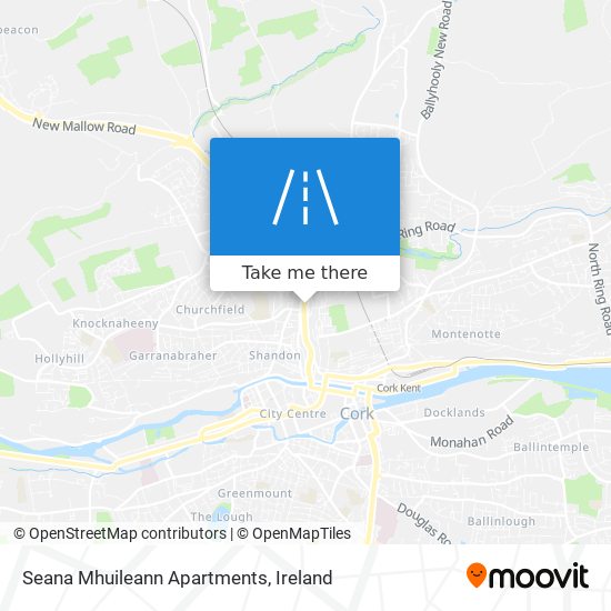 Seana Mhuileann Apartments map