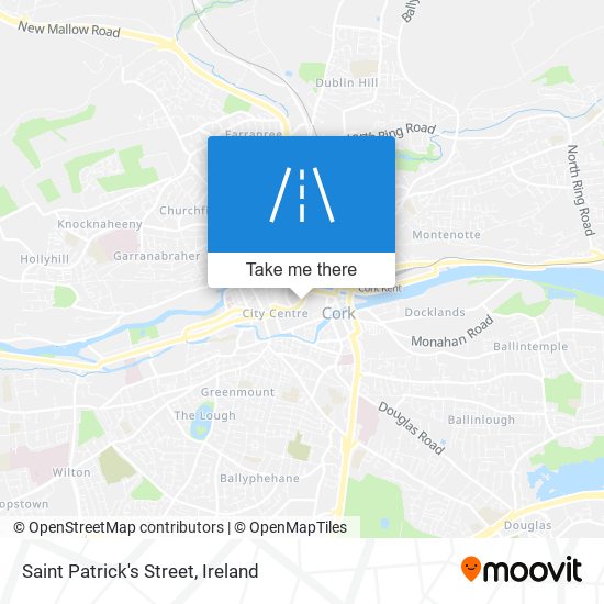 Saint Patrick's Street map