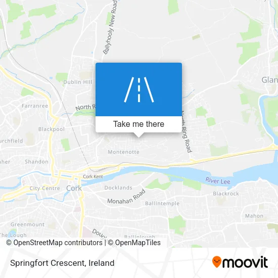 Springfort Crescent map