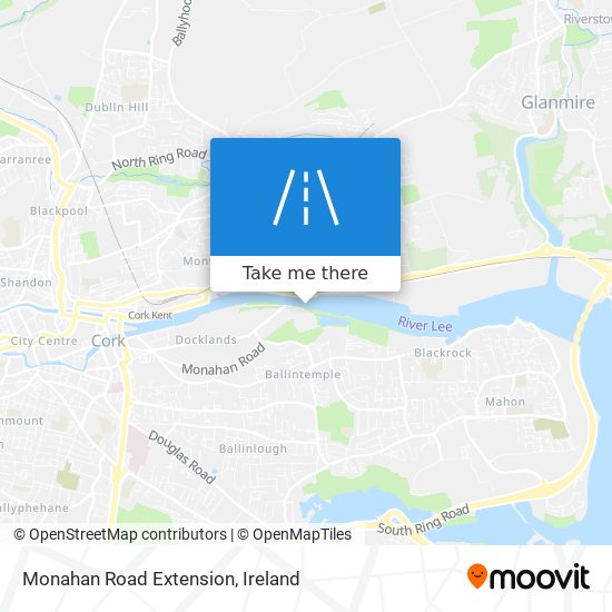 Monahan Road Extension map