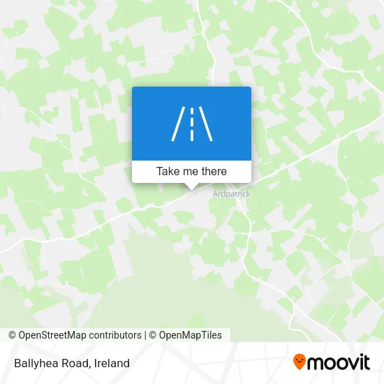 Ballyhea Road map