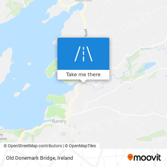 Old Donemark Bridge map