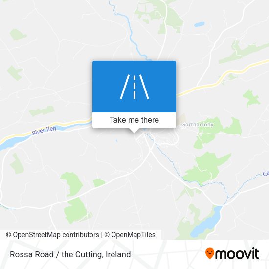 Rossa Road / the Cutting map