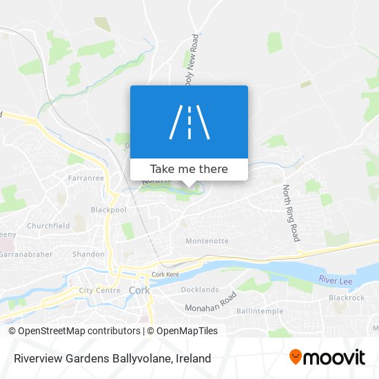 Riverview Gardens Ballyvolane map