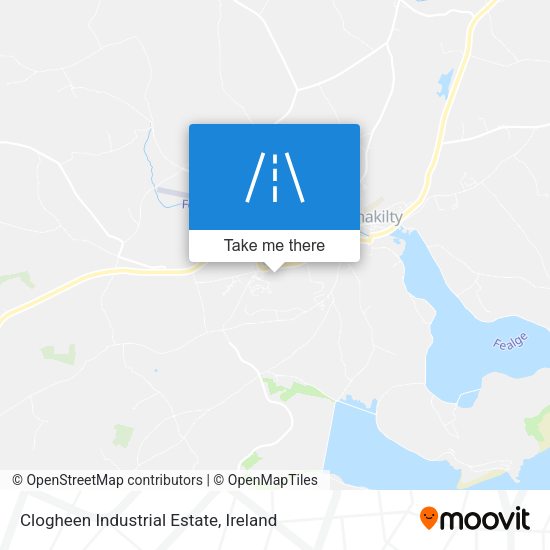 Clogheen Industrial Estate map