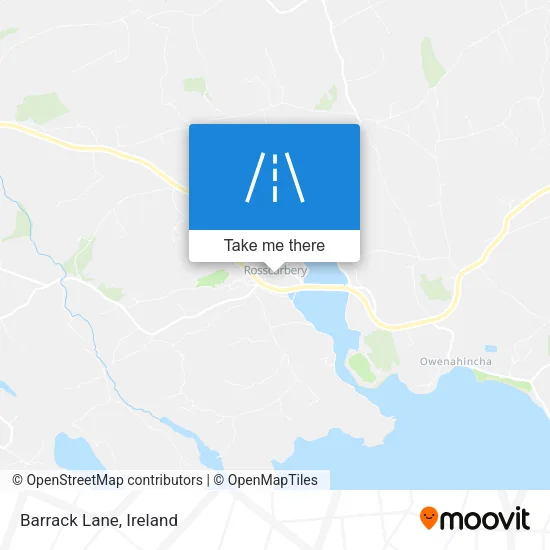 Barrack Lane map