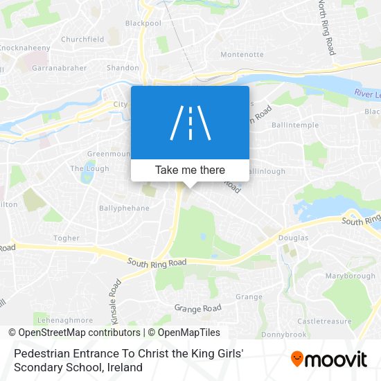 Pedestrian Entrance To Christ the King Girls' Scondary School map