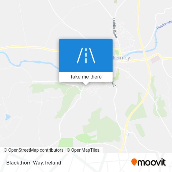 Blackthorn Way map