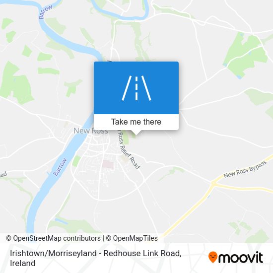 Irishtown / Morriseyland - Redhouse Link Road map