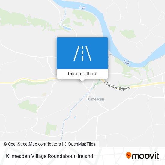 Kilmeaden Village Roundabout map