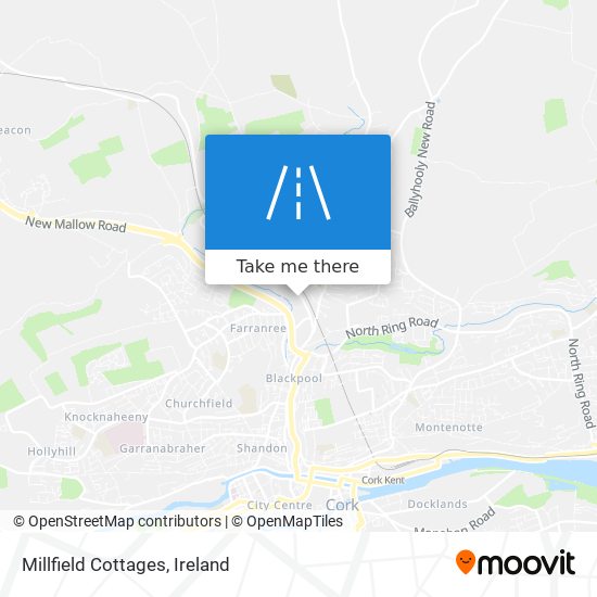 Millfield Cottages map