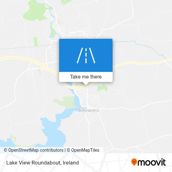 Lake View Roundabout map