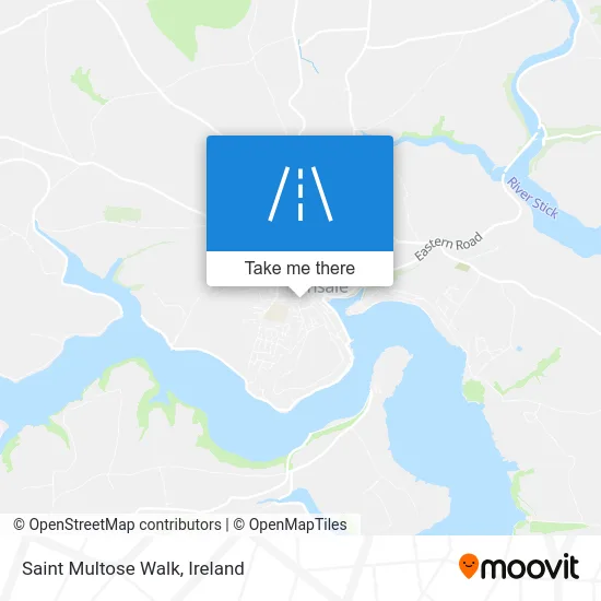 Saint Multose Walk map
