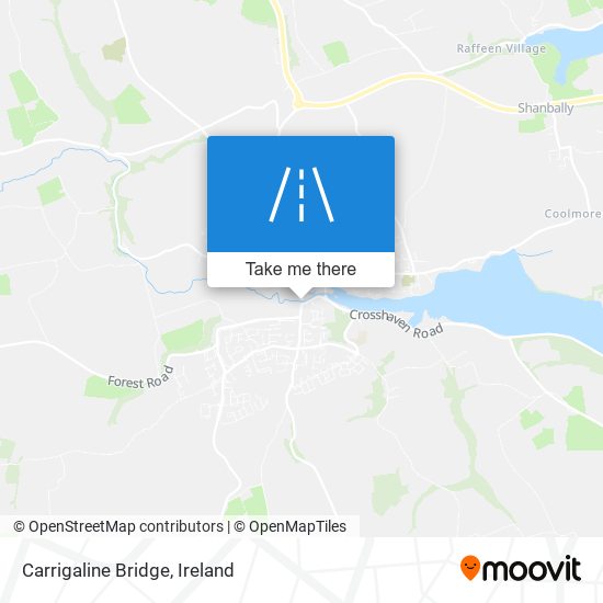 Carrigaline Bridge map