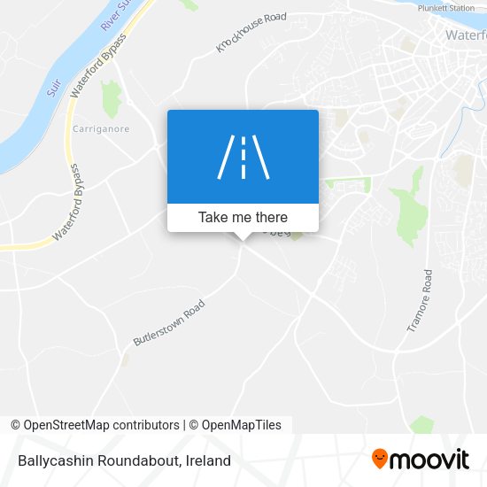 Ballycashin Roundabout map