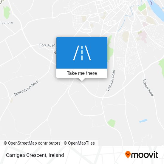 Carrigea Crescent map