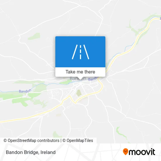 Bandon Bridge map