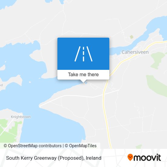 South Kerry Greenway (Proposed) map