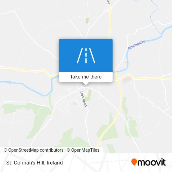 St. Colman's Hill map