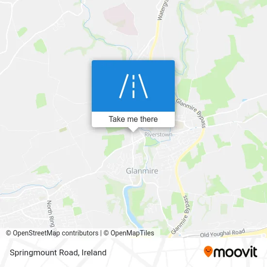 Springmount Road map