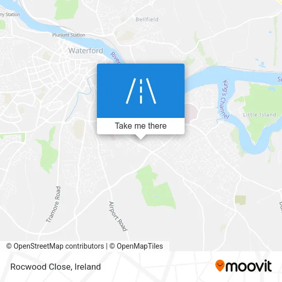 Rocwood Close map