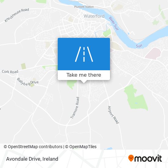 Avondale Drive map