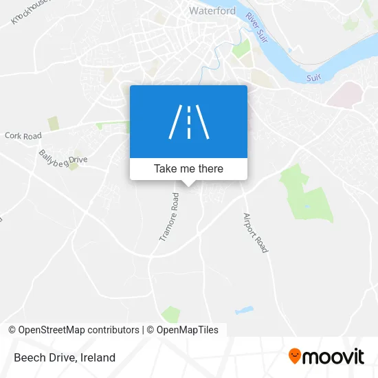 Beech Drive map