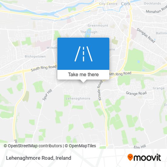 Lehenaghmore Road map