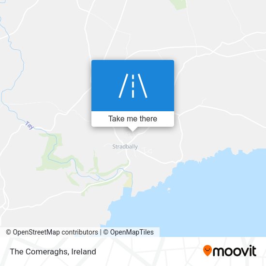 The Comeraghs map