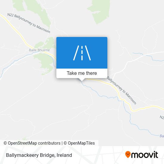 Ballymackeery Bridge map