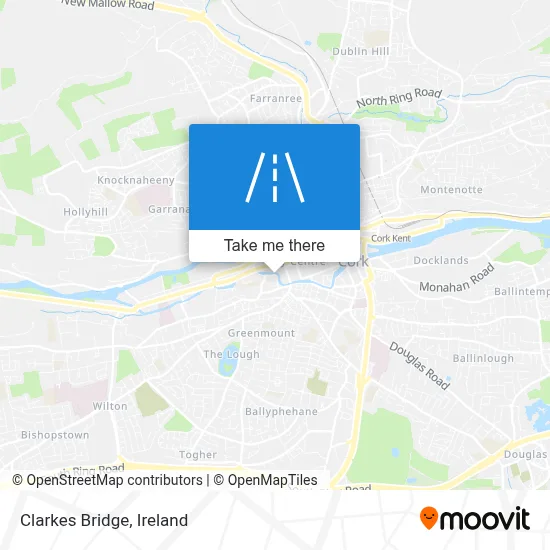 Clarkes Bridge map