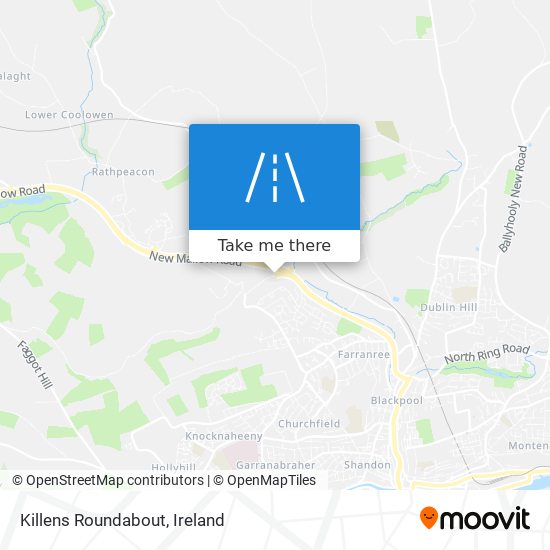 Killens Roundabout map