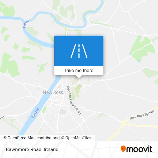 Bawnmore Road map