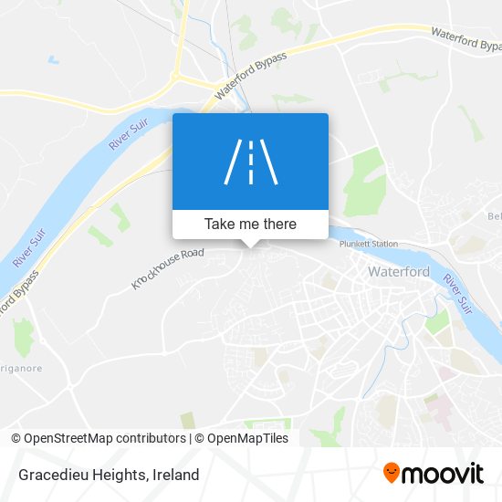 Gracedieu Heights map