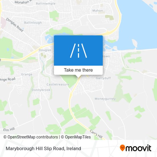 Maryborough Hill Slip Road map