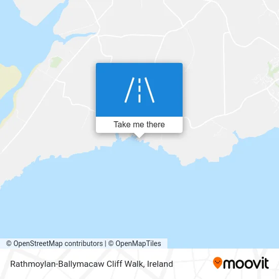 Rathmoylan-Ballymacaw Cliff Walk map