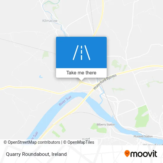 Quarry Roundabout map