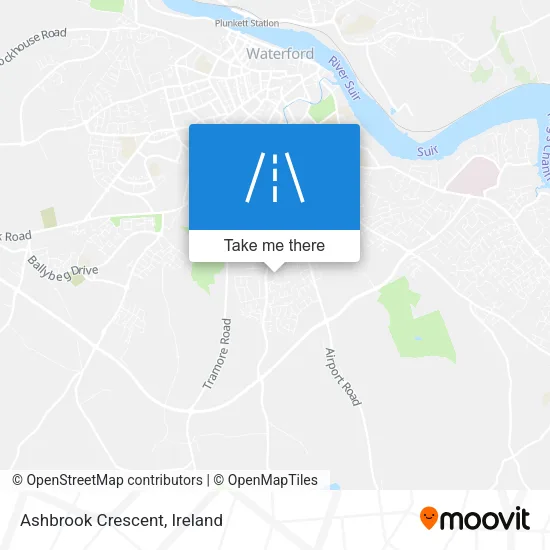 Ashbrook Crescent map