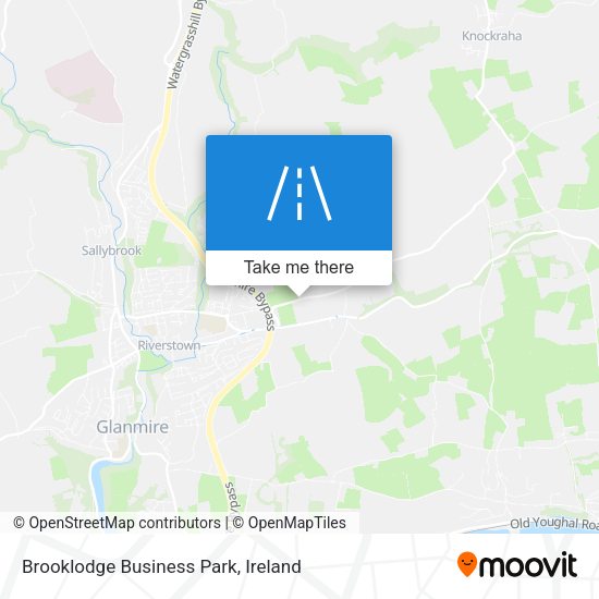 Brooklodge Business Park map