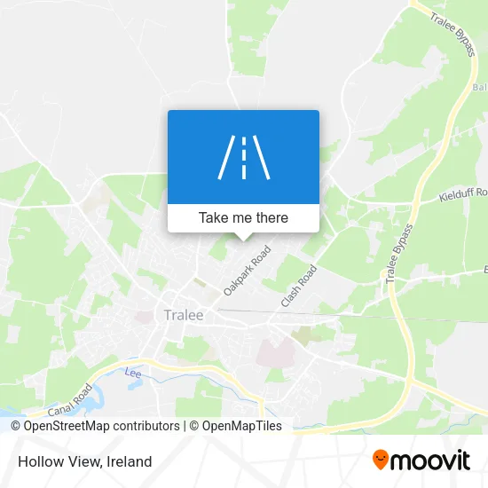 Hollow View map