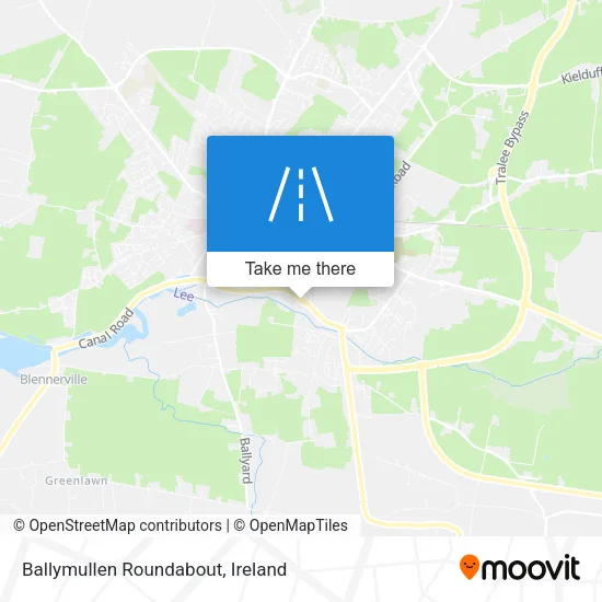 Ballymullen Roundabout map