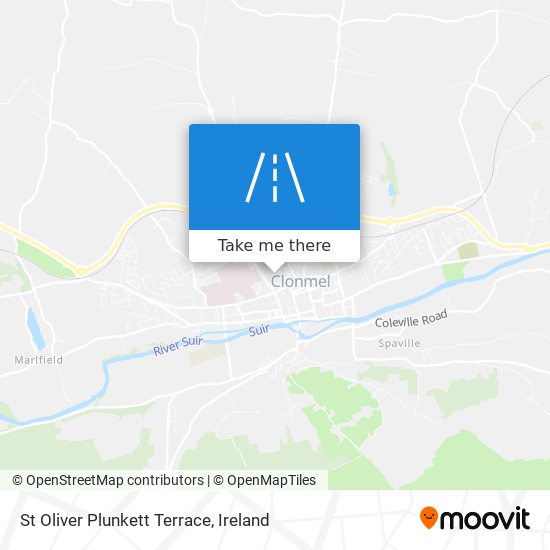 St Oliver Plunkett Terrace map