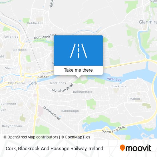 Cork, Blackrock And Passage Railway map